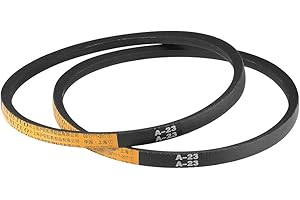 uxcell A23 V-Belts 23" Pitch Length, A-Section Rubber Drive Belt 2pcs