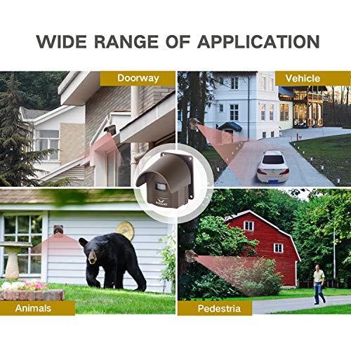 2 Rechargable+Driveway+Wireless+Weatherproof+Batteries