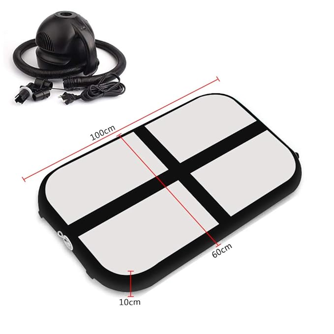 FBSPORT Airtrack Matte Länge 3/4/5/6/7/8/9/10/11/12M Aufblasbar Gymnastik Tumbling Matte Air Track Mat Trainingsmatten Aufbla