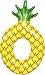 Kangaroo Pool Floats; 5 Ft. Pineapple Pool Float