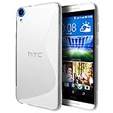 HTC Desire 820 Case, Cimo [Wave] Premium Slim TPU Flexible Soft Case For HTC Desire 820 (2014) - Clear
