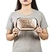 ZIPIT Metallic Pencil Box for Girls | Pencil Case for School | Organizer Pencil Bag | Large Capacity Pencil Pouch (Rose Gold)