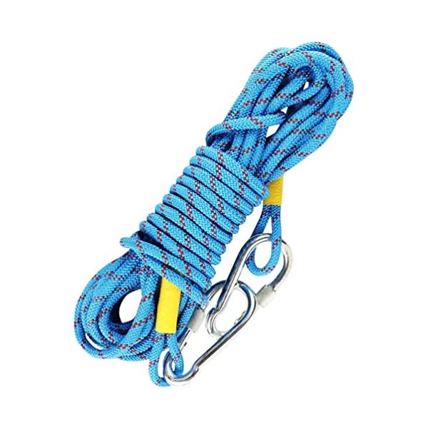 BESPORTBLE Verdickung Kletterseil Verschleißfestigkeit Kletterseil Höhenkletterseil Sicherheitsgurtschnur Outdoor Nylon…