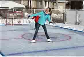 Amazon Com Arctic 25 X 35 Ice Rink Kit Sports Outdoors