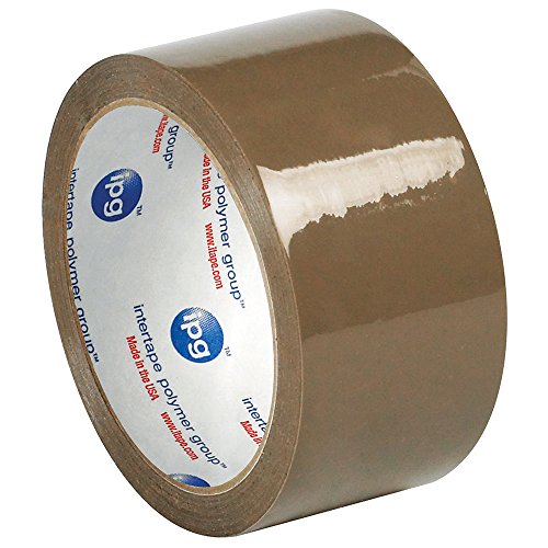 Intertape T901500T Rubber Carton Sealing Tape, 2.0 mil
