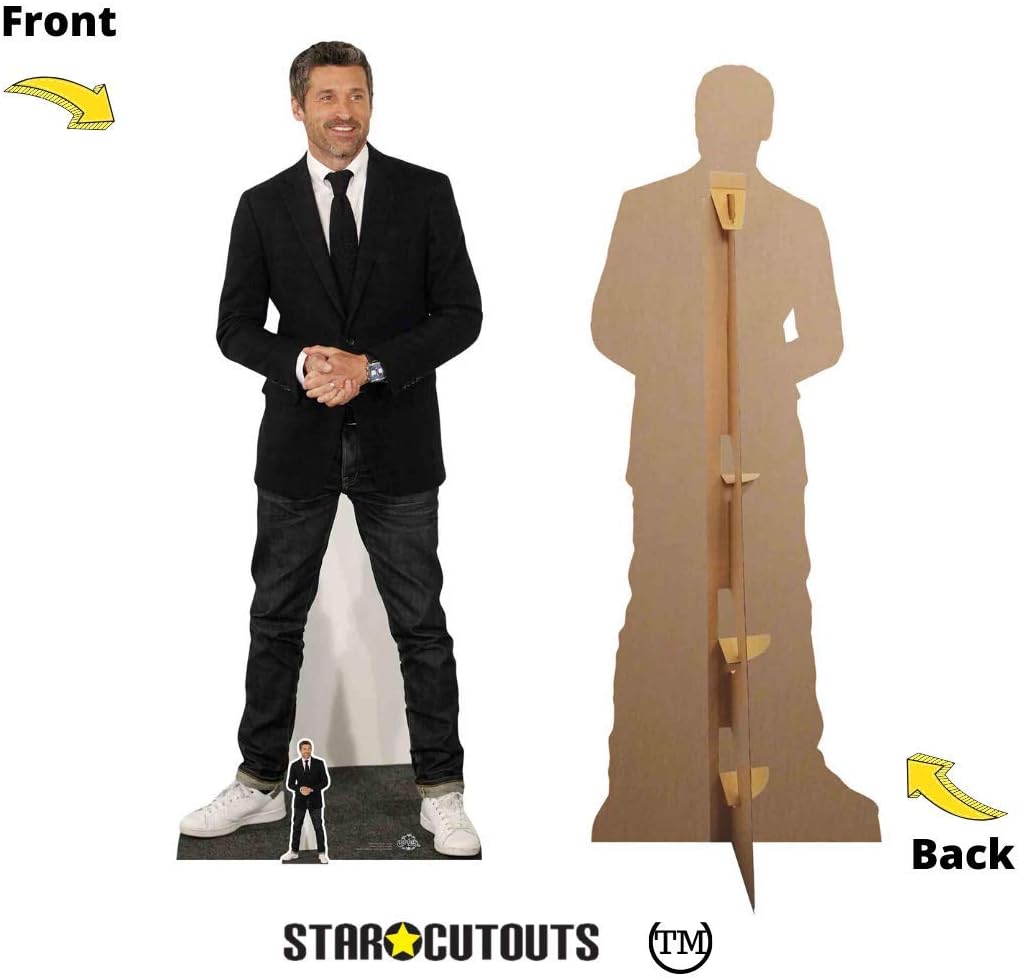 Star Cutouts CS815 Patrick Dempsey Lifesize Cardboard Cutout - TV Heartthrob Display for Parties Events & Fan Bedrooms - Image 5