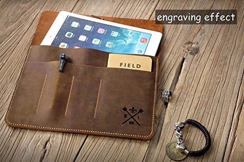 Personalized distressed leather 2018 new iPad case portfolio bags sleeve for New iPad Pro 10.5 11 12.9 IPN05SP