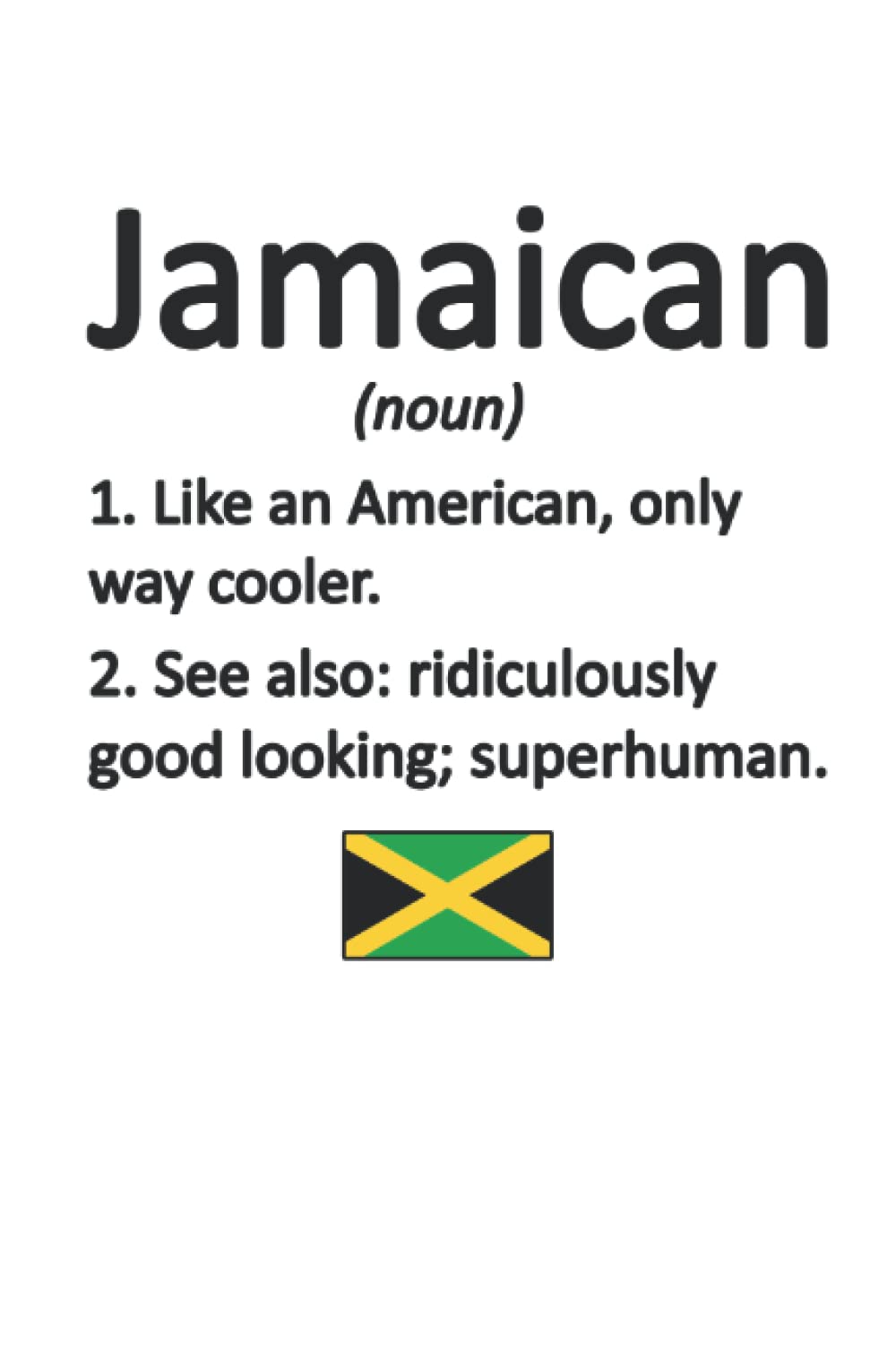 Jamaica Lined Notebook Jamaican Definition Journal 120 Pages 6" x 9