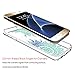Galaxy S7 Case, SmartLegend Retro Totem Half Mandala Floral Pattern Crystal Clear Acrylic PC Hard Back Cover with TPU Slim Bumper Frame Hybrid Transparent Protective Case for Samsung Galaxy S7 - Clear