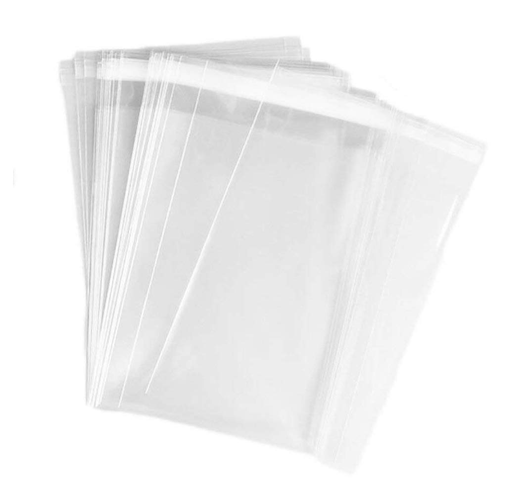 2 X 100 Pcs 4x6 Inches Clear Resealable Cello/Cellophane Treat Bags Good for Snacks Bakery Candy Candle Soap Cookie Poly Bags