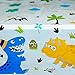 WERNNSAI Dinosaur Party Tablecloth - Dinosaur Party Supplies for Kids Boys Birthday Wedding Baby Shower Decoration 4 Pack 71'' x 43.3'' Disposable Printed Plastic Table Cover for Rectangle Table