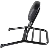 Prima Rear Rack (Backrest, Black); Genuine Buddy