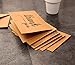 Ohuhu 36 Pack Brown Kraft Paper Thank You Cards Thank U Greeting Card W/ 36 Kraft Paper Envelopes for Wedding
