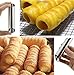 QAPPDA Set Of 16 Stainless Steel Cannoli Tubes, Non-Stick Coating,DIY Cannoli Moulds, Diagonal Shaped
