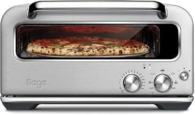 Sage Smart Oven Pizzaiolo Wood Fired Style Pizza Oven 400C Presets Peel Pan
