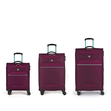 Set 3 Maletas C22-M-L Gabol Giro Burdeos: Amazon.es: Equipaje