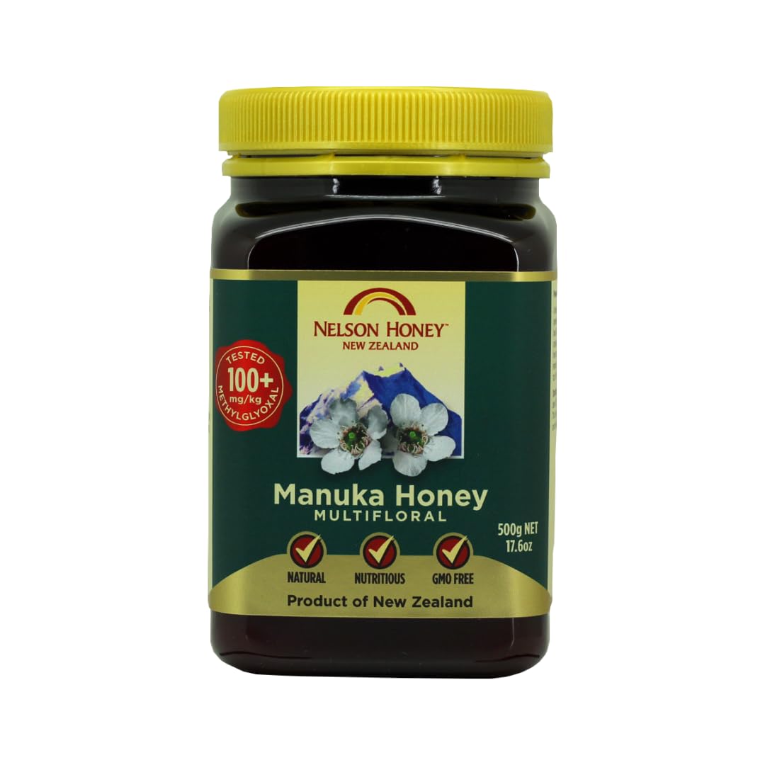 Nelson Honey New Zealand Manuka Honey (100+) 500g (Pack of 2)