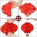 Bememo 20 Pieces Chinese New Year Red Paper Lanterns Thickened Chinese Hanging Lantern Decorations for Spring Festival New Year, Wedding and Restaurant(10 Inch)