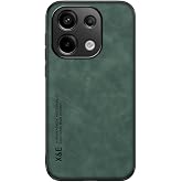 Kepuch Silklike Case for Redmi Note 13 Pro 4G - Cover Bumper Built-in Metal Plate for Redmi Note 13 Pro 4G - Green