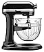 KitchenAid KF26M22OB Professional 600 Design Series with Glass Bowl, 6 quart, Onyx Black