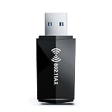 Nineplus USB WiFi Adapter for PC Desktop - WiFi 6 AX1800Mbps 5GHz 2.4GHz USB 3.0 Wireless Wi-Fi Network Adapter for Desktop Computer Laptop with High Gain Wi-Fi Antenna Supports Win11/10