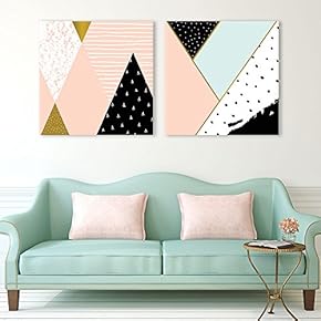 2 Panel Square Fresh Color Geometry Patterns Patterns...