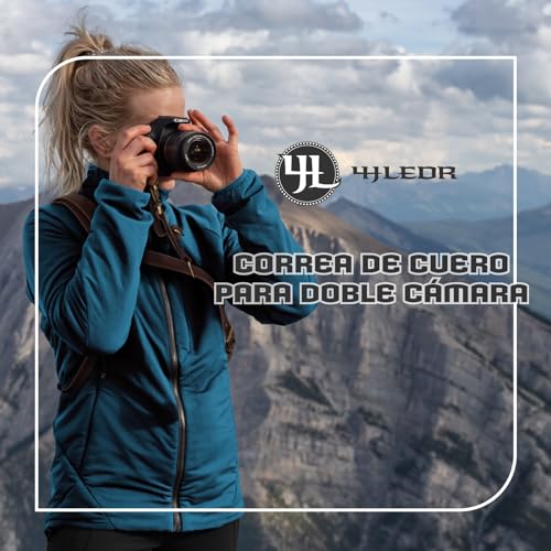 4J LEDR Camera Harness for One Camera,Leather Camera Strap,Shoulder Strap for Single Leather Harness,Camera Strap for Photographers,Leather Strap for DSLR/SLR