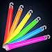 #1 Premiun 6 Inches Glow Sticks Assorted Pack - 15 per pack - Long Lasting (up to 10hrs)