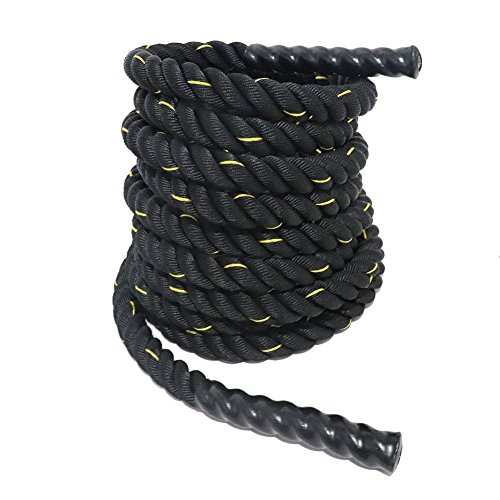 Grande Juguete Battle Rope - 1.5"/2" Width 30/40/50ft Length Fitness Rope Workout Training Undulation Rope Exercise - Thumbnail 7