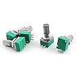 uxcell 5 x B50K Type B 50K Ohm 3Pin Single Linear Rotary Taper Potentiometers