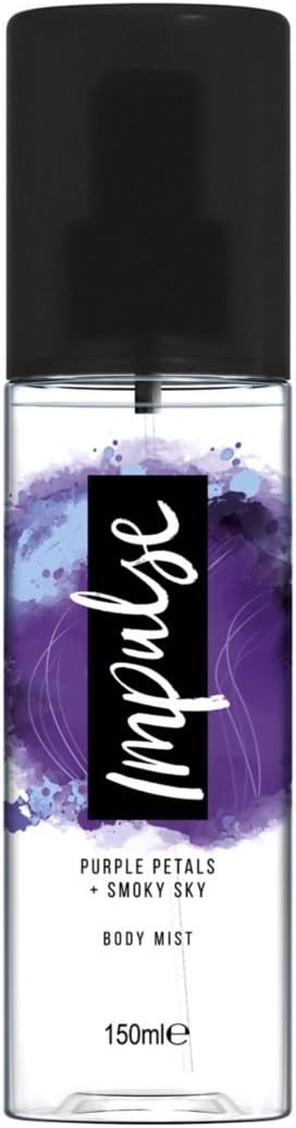 Impulse Body Mist Purple Petals Smoky Sky 150ml Women Fragrance Spray