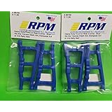 RPM 2 Pack 80705 Front Rear Blue A-Arms /Fits Traxxas 4x4 Slash Stampede & Rally 4wd VXL