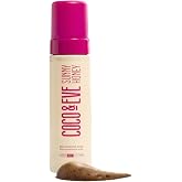 Coco &amp; Eve Sunny Honey Bronzing Self Tanner Mousse - Dark, 6.7 fl oz | Sunless Self Tan for Body, Bali Bronzing Tanning Foam, Natural Looking Glow for Women &amp; Men, Bronzes Skin, Streak Free