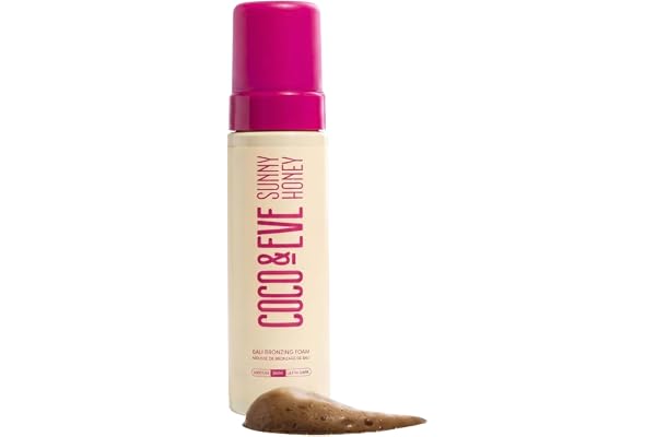 Coco & Eve Self Tanner Mousse - All Natural Sunless Tanning Mousse | Instant Self Tanning Lotion with Bali Bronzer | Sunny Ho