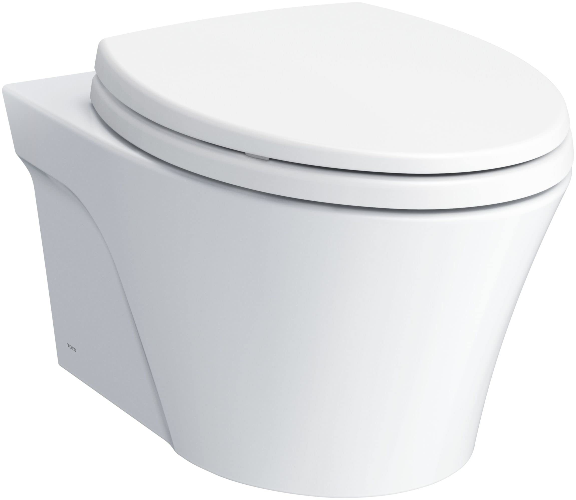 Photo 1 of MISSSING PARTS Toto TCT426CFGT4001 AP Wall Mounted Elongated Chair Height Toilet Bowl Only with CeFiONtect - Less Seat