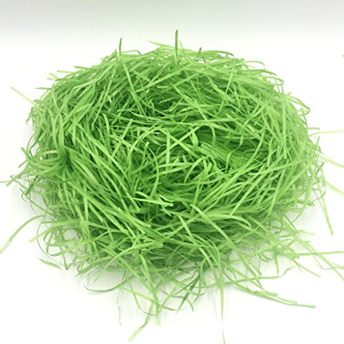 MagiDeal 20g Shredded Crinkle Paper Raffia Gift Box Filler Filling Materials for Wedding Party Decoration - Grass green - Thumbnail 3
