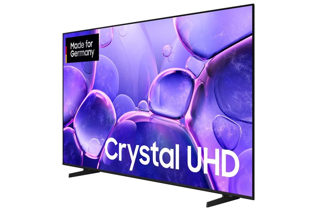 Samsung Crystal UHD U8079F 4K 65 Zoll (163 cm) LED Fernseher, Crystal Prozessor 4K, MetalStream Design, SmartThings, AI Upscaling, Gaming Hub, Knox Security, Kostenlose Inhalte, Smart TV 3