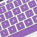 GMYLE(R) Hard Case Frosted for MacBook Air 11 inch - 4 in 1 Rubberized (Rubber Coated) Hard Case Cover - Soft Sleeve Bag and Silicon Keyboard Protector - Clear LCD Screen Protector (Deep Purple)