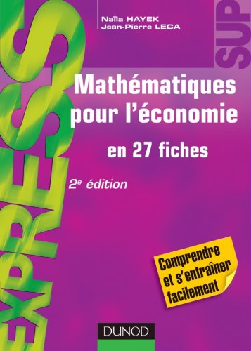 Mathématiques pour l'économie