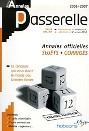 Annales Passerelle ESC