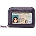 RFID Blocking Leather Wallet for Women,Excellent Women's Genuine Leather Credit Card Holder