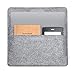Inateck Felt Laptop Sleeve Carrying Case Bag Compatible 14 Inch Laptop/MacBook Pro 15'' 2019/2018/2017/2016 - Light Gray