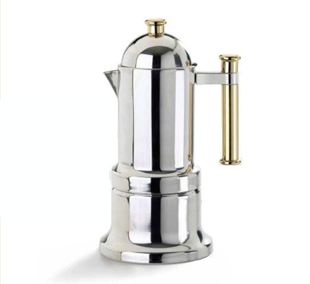 Vev Vigano 8010 Kontessa Oro 12cup Coffee Pot Rat Coffee Shop