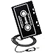 Reshow Travel Cassette Adapter for Cars - Listen to iPods, Smartphones, MP3 Players or a Walkman in a Standard Vehicle Cassette Player - Vintage/Retro Music Converter