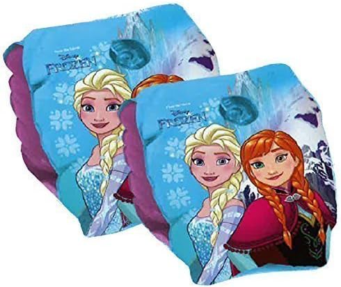 Disney Cartoon Character Childrens Kids Inflatable Safety Swimming Arm Bands Childs Pool Aid 3-6 Years (Disney Frozen Anna Elsa) by Disney Marvel Comics