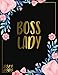 Boss Lady 2019 2020: Floral Black & Gold Academic Planner | Weekly & Monthly Student Organizer, Calendar & Schedule Agenda with Inspirational Quotes, Notes, To-Do's, Vision Boards and More | by