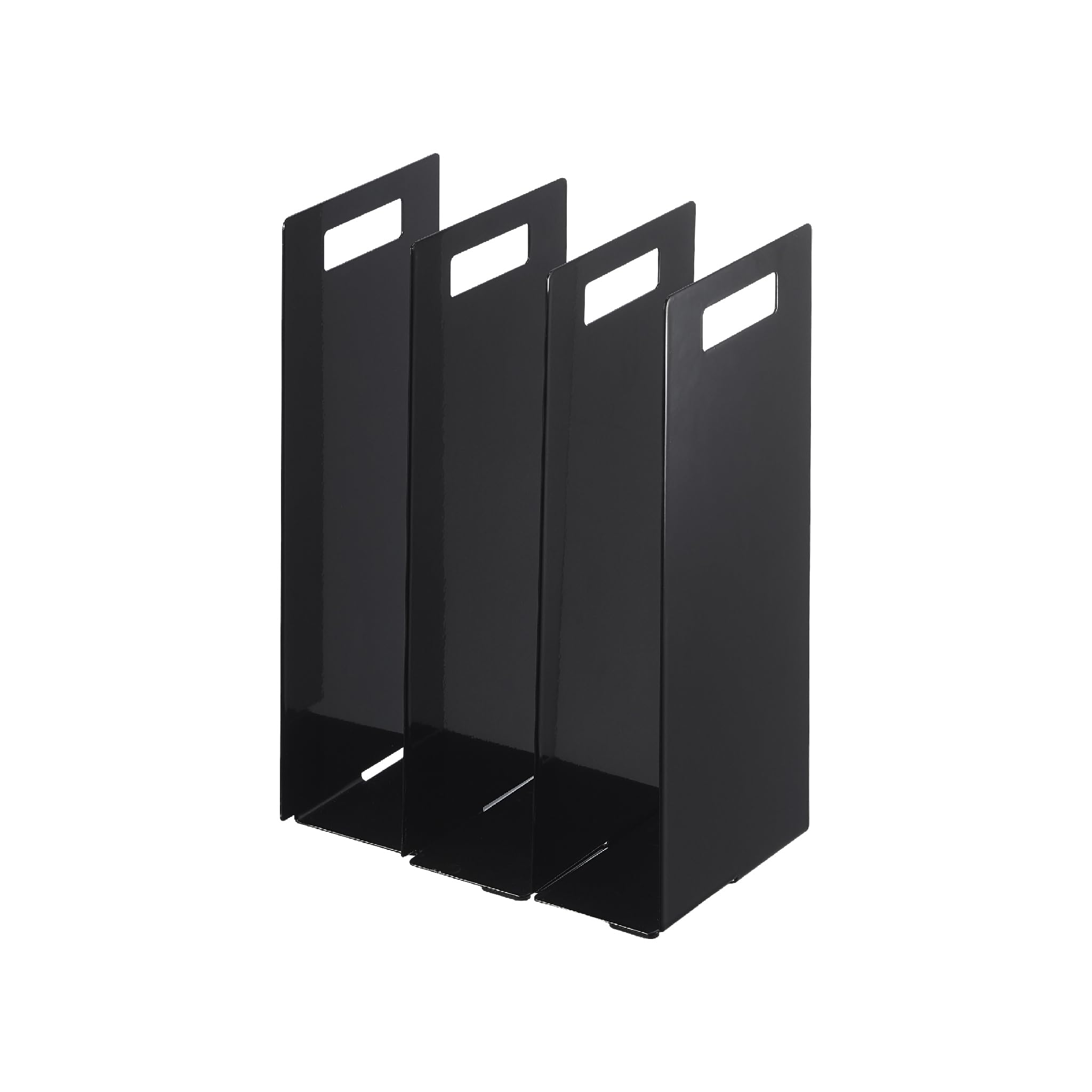 Yamazaki Home Tower Black Interlocking Towel Organizer (Set of 2)