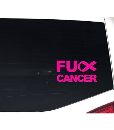 "Cancer Sucks In Every Color" 5-Inch Vinyl Decal - Waterproof Sticker For Laptop, Car, Water Bottle & More