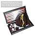 iBaseToy Magnetic Travel Chess Set 3 in 1 Chess Checkers Backgammon Set for Adults Kids Folding Portable Chess Set Traditional Chess Game 9.8
