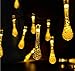 Solar LED String Lights, 26.5ft 50 LEDs 8 Modes Outdoor Flower String Light Fairy Blossom Lighting for Christmas Trees Garden Wedding Party and Holiday Decoration (Warm Yellow)